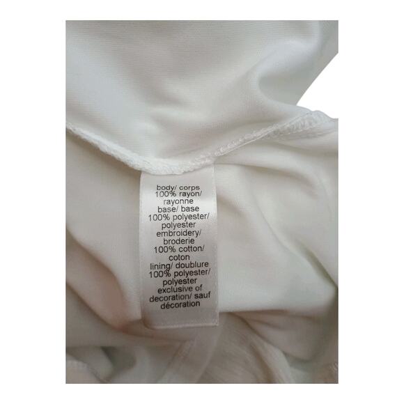 Maurices Women’s White Double Spaghetti Strap Dress Mini Beachy Size Small - Picture 9 of 10